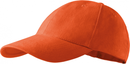 Sapca unisex, reglabila, portocaliu, 6P, Malfini